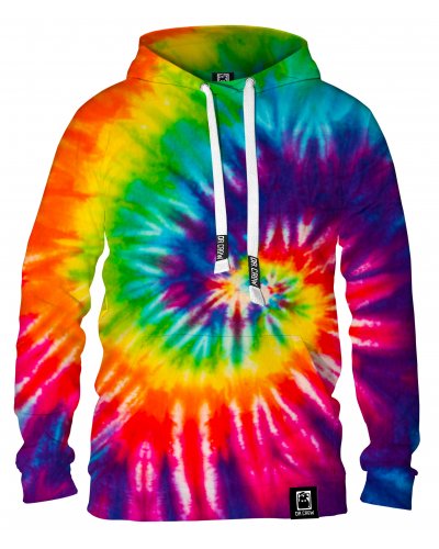 Hoodie with the hood Tie Die