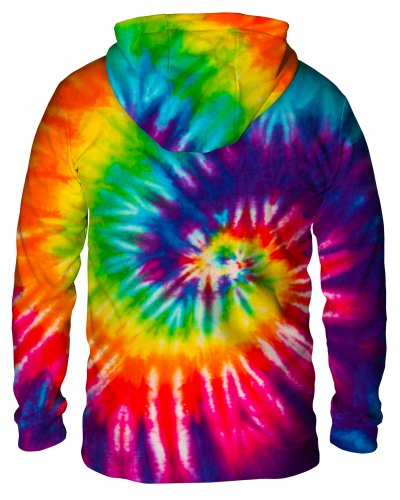 Hoodie with the hood Tie Die