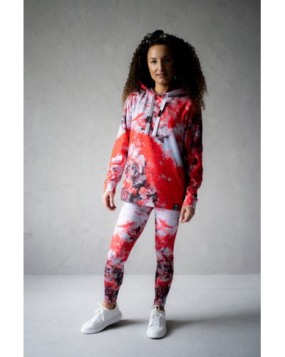 Leggings Marble Red