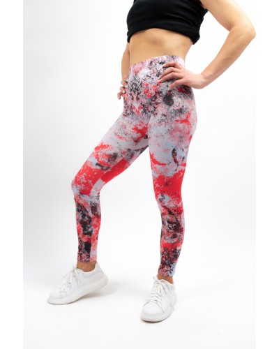 Leggings Marble Red