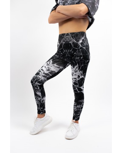 Leggings Marble Black