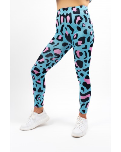 Leggings Leopard Blue