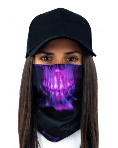 Komin Gothic Skull Purple