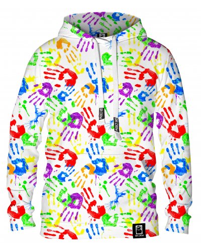 Hoodie with the hood Handprints