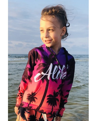 Hoodies zip Aloha