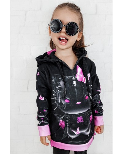 Bluza rozpinana Kitty Punk