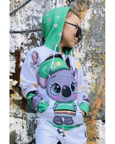 Hoodies zip Cute Coala