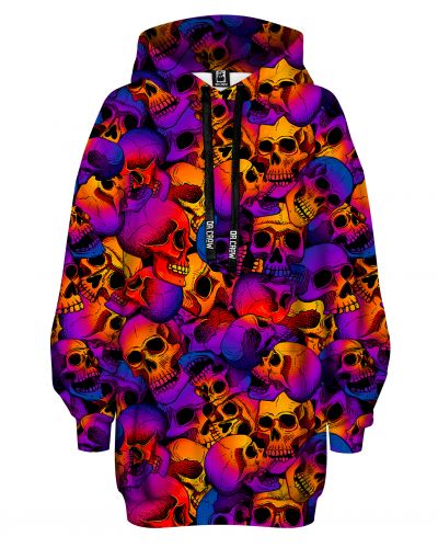 Bluza Oversize Skulls Ombre