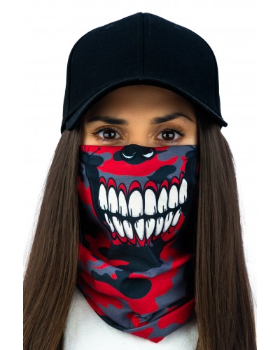 Komin Skull Moro Red