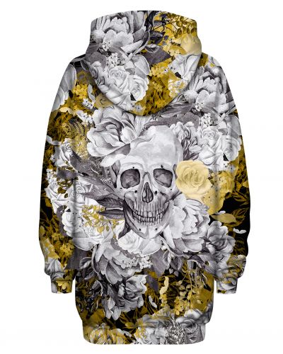 Bluza Oversize Skull in Flower