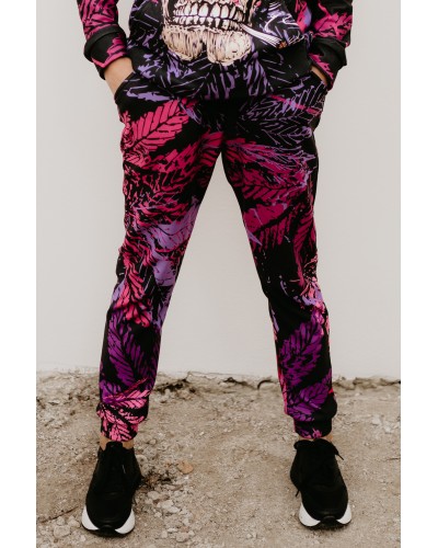 Trousers Rasta Skull Pink