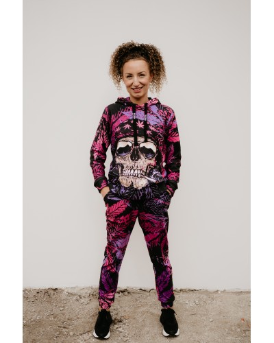 Trousers Rasta Skull Pink