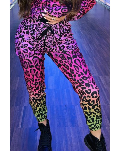 Spodnie Multicolor Leopard