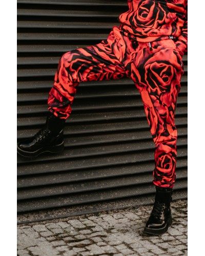 Trousers Red Roses