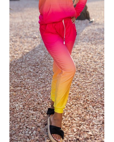 Trousers Ombre Yellow Pink