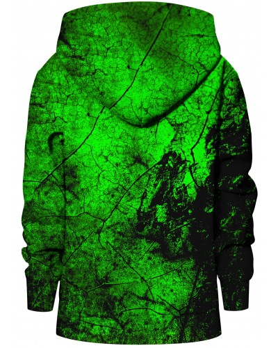 Hoodie with the hood Green Wall