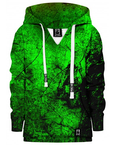 Hoodie with the hood Green Wall