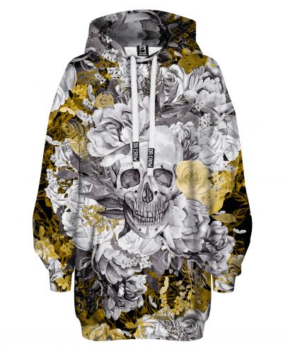 Bluza Oversize Skull in Flower