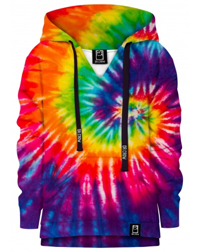 Hoodie with the hood Tie Die