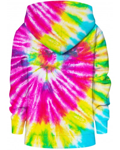 Bluza z kapturem Tie Die Colorful