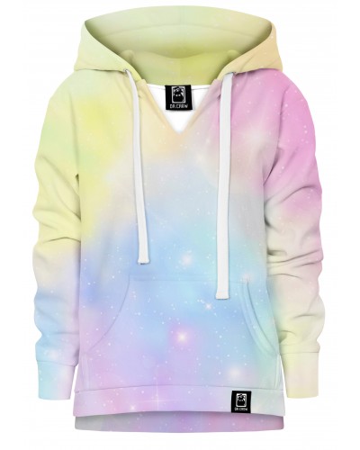 Hoodie with the hood Abstract Pastels