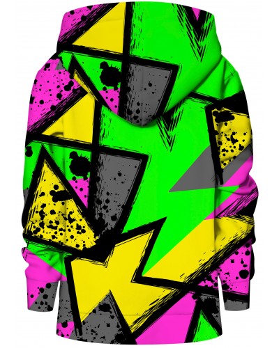 Hoodie with the hood Abstract Geometric