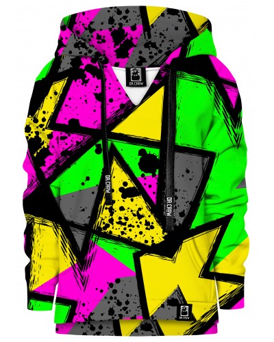 Hoodie with the hood Abstract Geometric