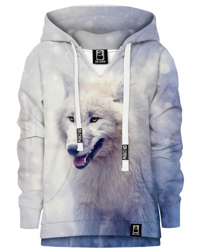 Hoodie with the hood Winter Wolf