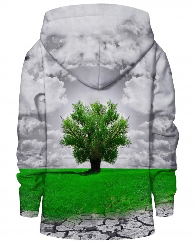 Hoodie with the hood Tree