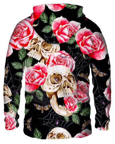 Bluza z kapturem Skull in Roses