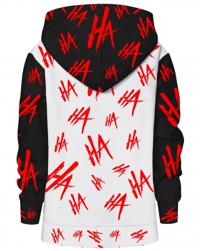 Hoodie with the hood Joker Black