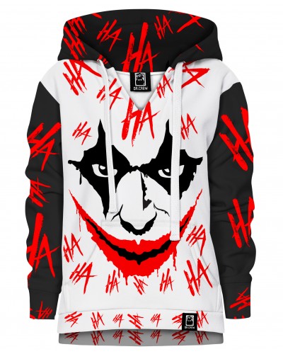 Hoodie with the hood Joker Black