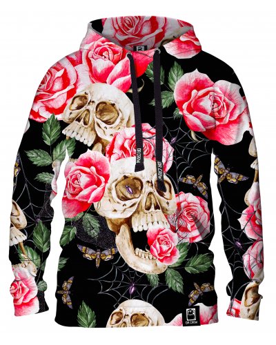 Bluza z kapturem Skull in Roses