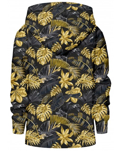 Hoodie with the hood Gold Leaves