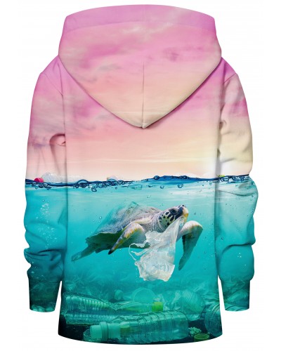 Hoodie with the hood Turtle Eco