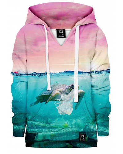 Hoodie with the hood Turtle Eco