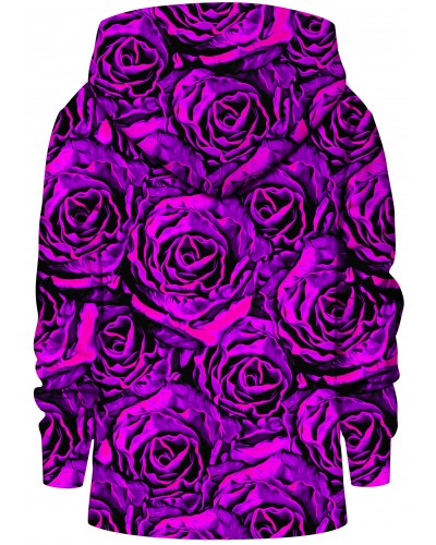 Bluza z kapturem Purple Roses