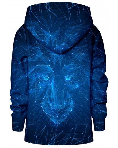 Hoodie with the hood Lion Laser