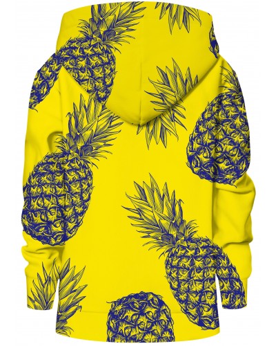 Hoodie with the hood Pineapples