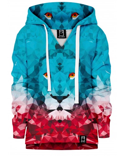 Hoodie with the hood Lion Triangle