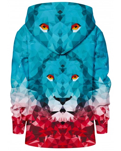 Hoodie with the hood Lion Triangle