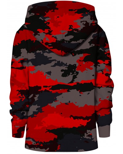 Hoodie with the hood Moro Red