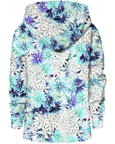 Hoodie with the hood Bright Floral