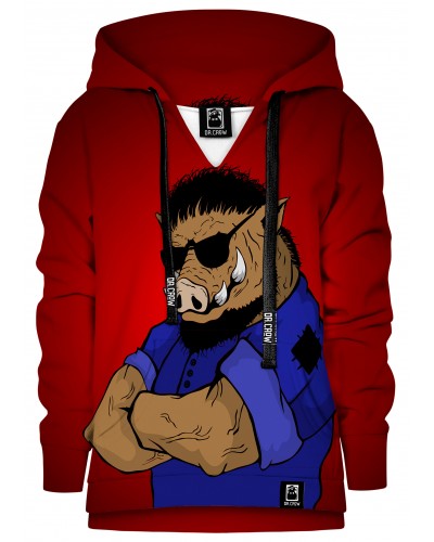 Hoodie with the hood Boar