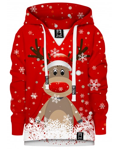 Hoodie with the hood Reindeer