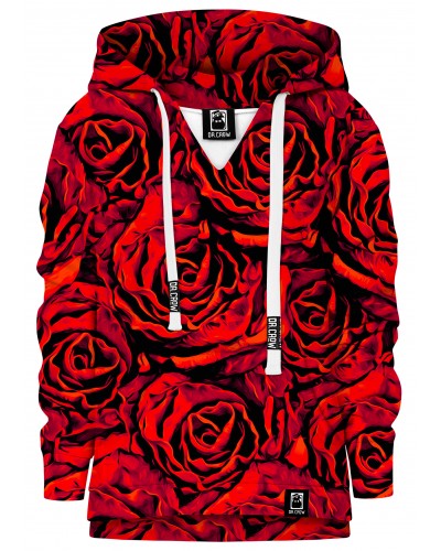 Hoodie with the hood Red Roses