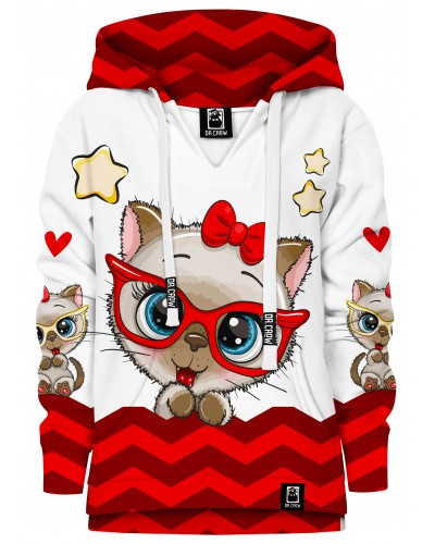 Bluza z kapturem Cute Cat