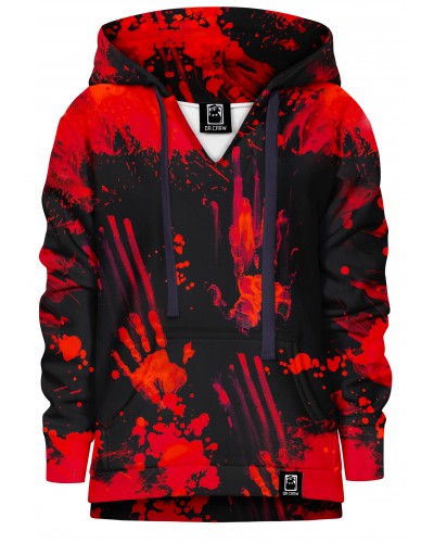 Hoodie with the hood Zombie Black