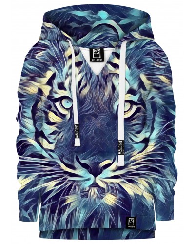 Hoodie with the hood Tiger Art
