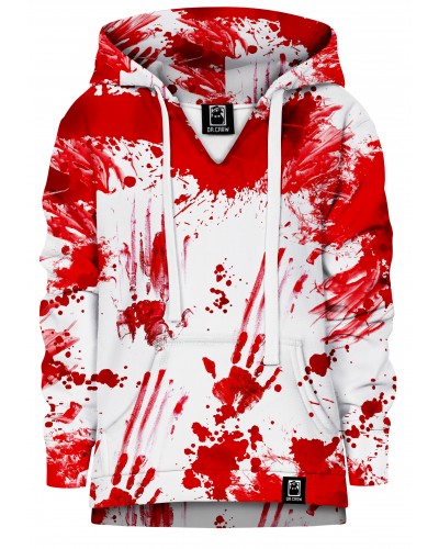 Hoodie with the hood Zombie White